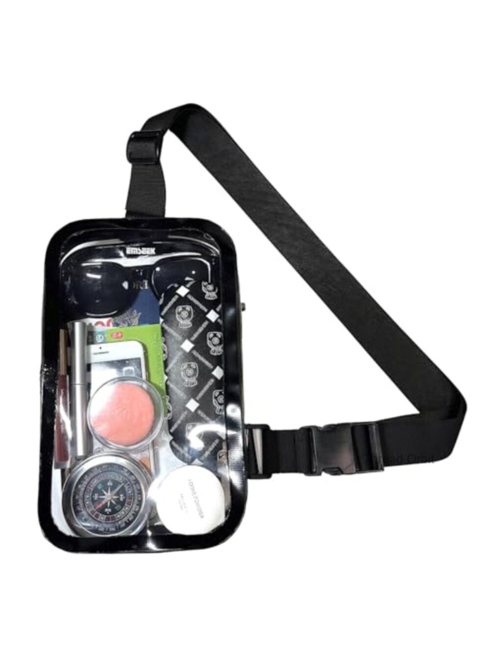 Clear Stadium Approved Crossbody Sling Bag Waterproof Concert